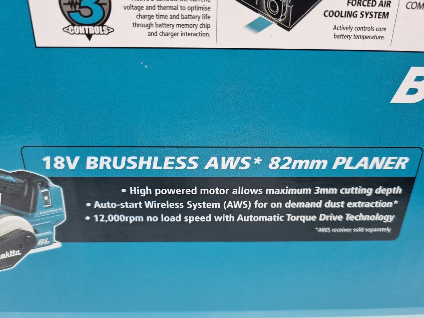 Makita 18v Brushess Planer DKP181Z - New + Genuine