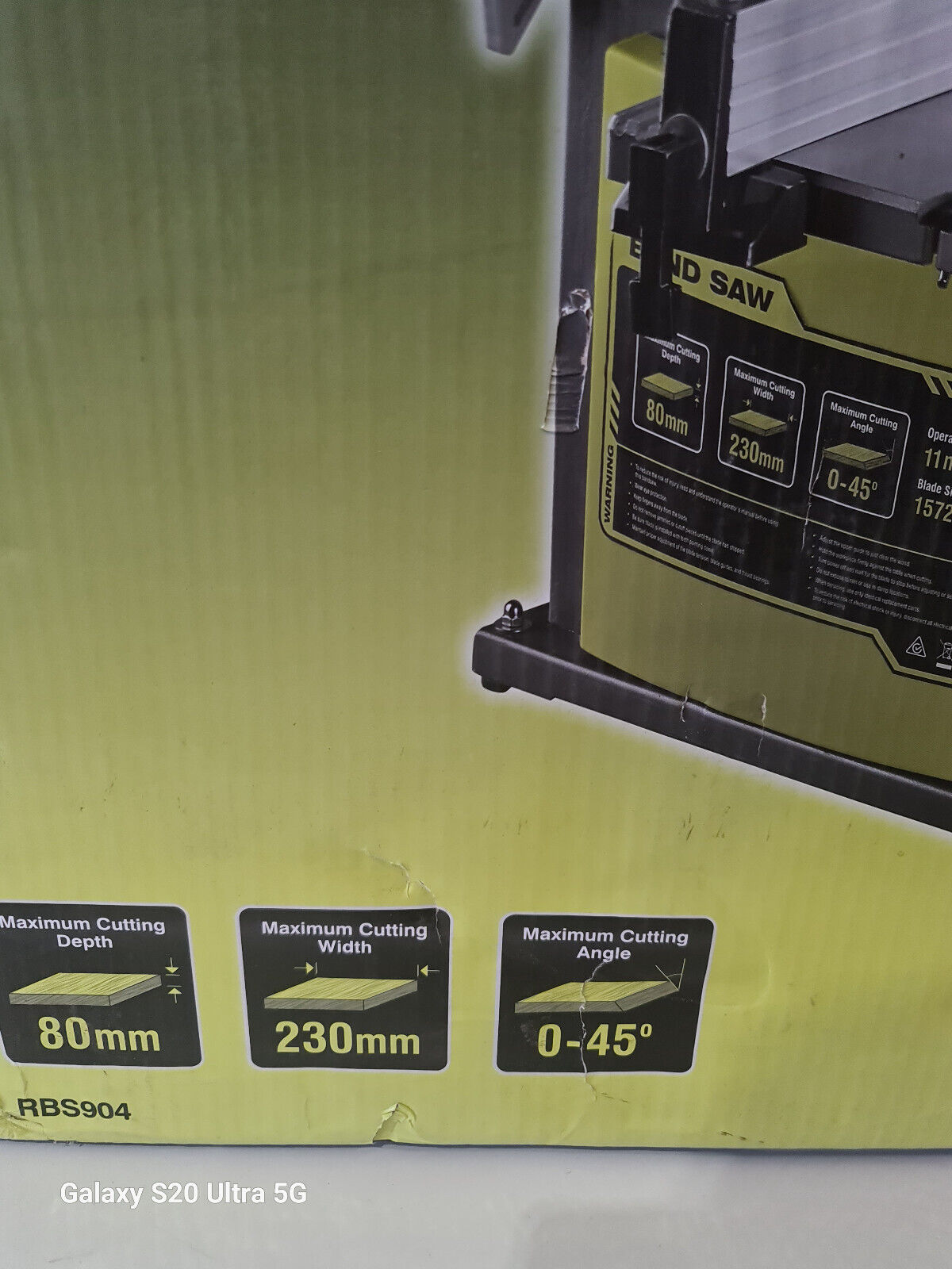 Ryobi 350w Bandsaw 230mm - New in Box