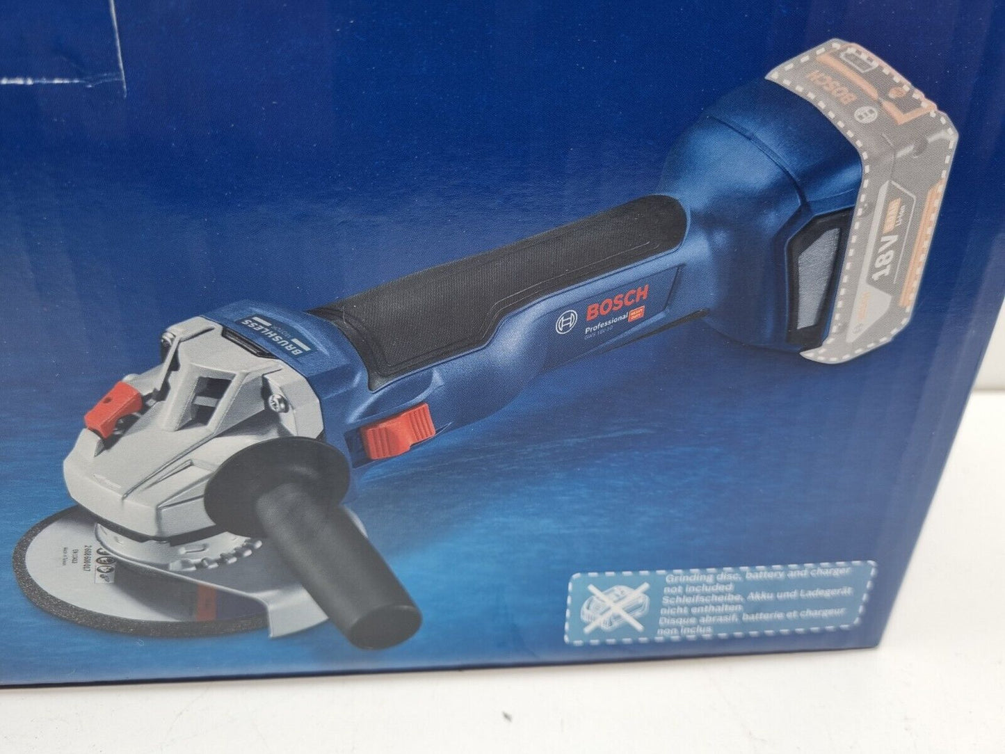 Bosch 18v Brushless Angle Grinder GWS18V-10 - New