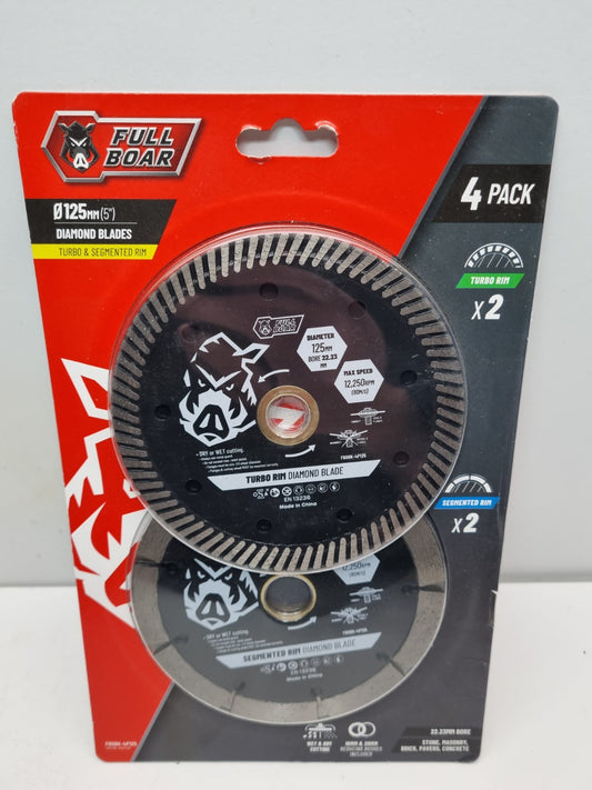 Buy Full Boar Power Tool Accessories 4 Pack Blades