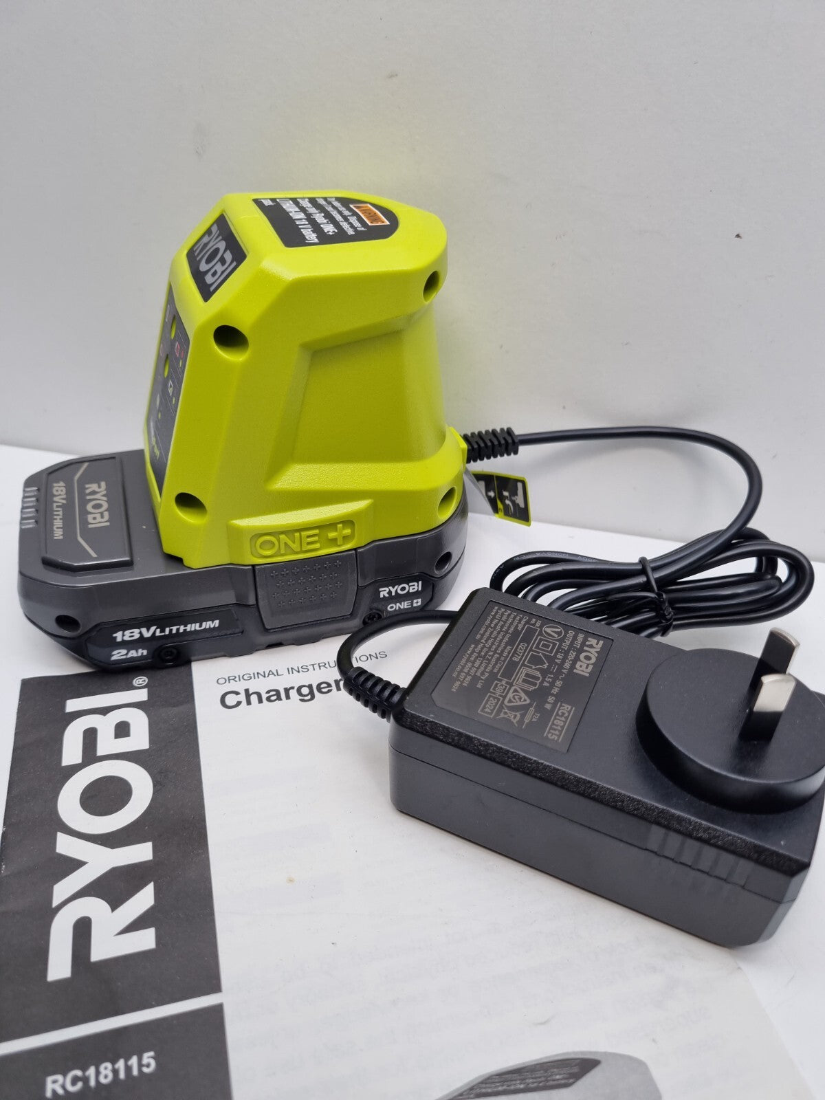 Buy Ryobi ONE Power Tools Battery Charger 18v 2.0Ah