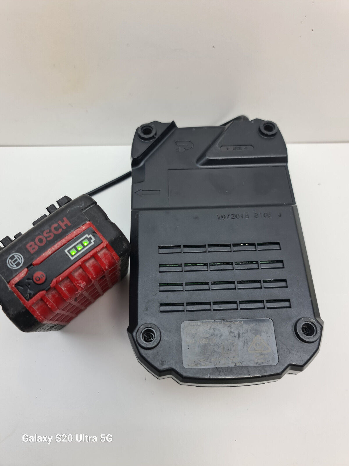 Bosch 18v Rapid Charger + 6AH Battery - Used + Genuine