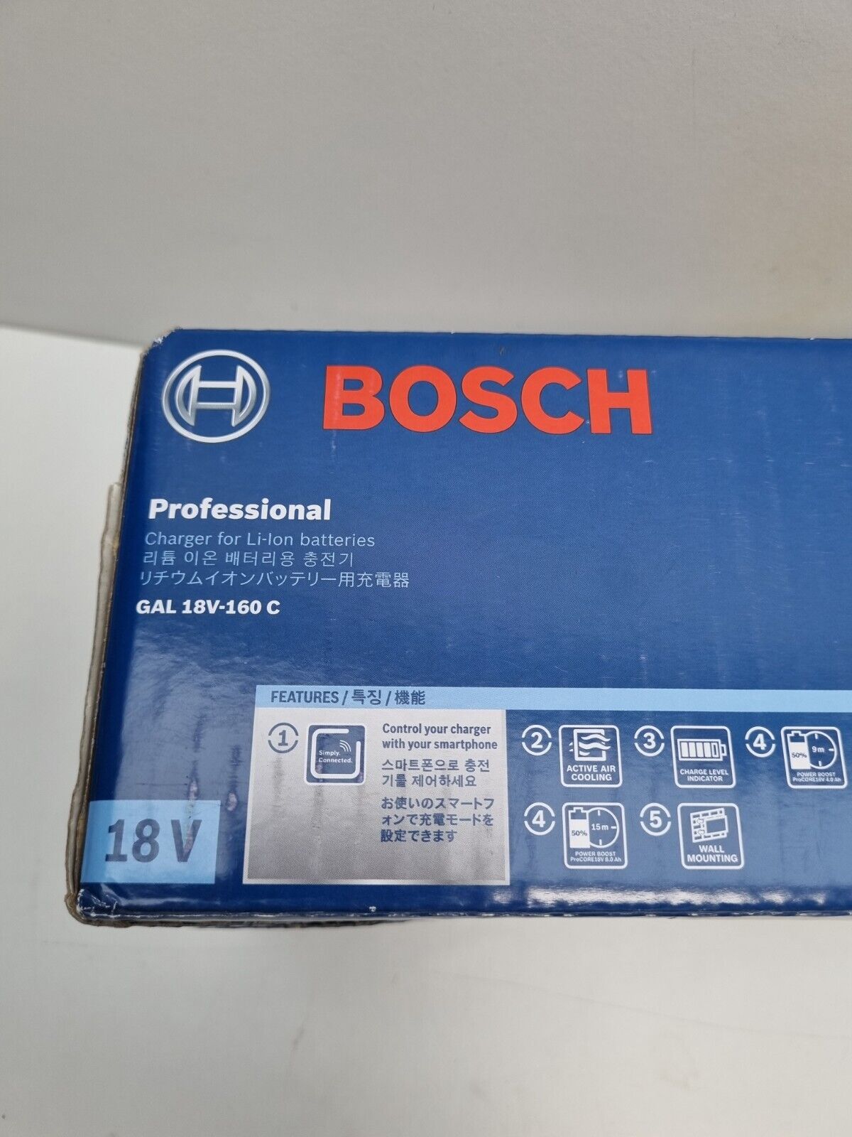 Bosch 18v Turbo Charger GAL-160C - 16A + Bluetooth