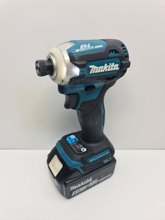 Makita 18v Brushless Impact Driver DTD171 + 5AH Battery - Used