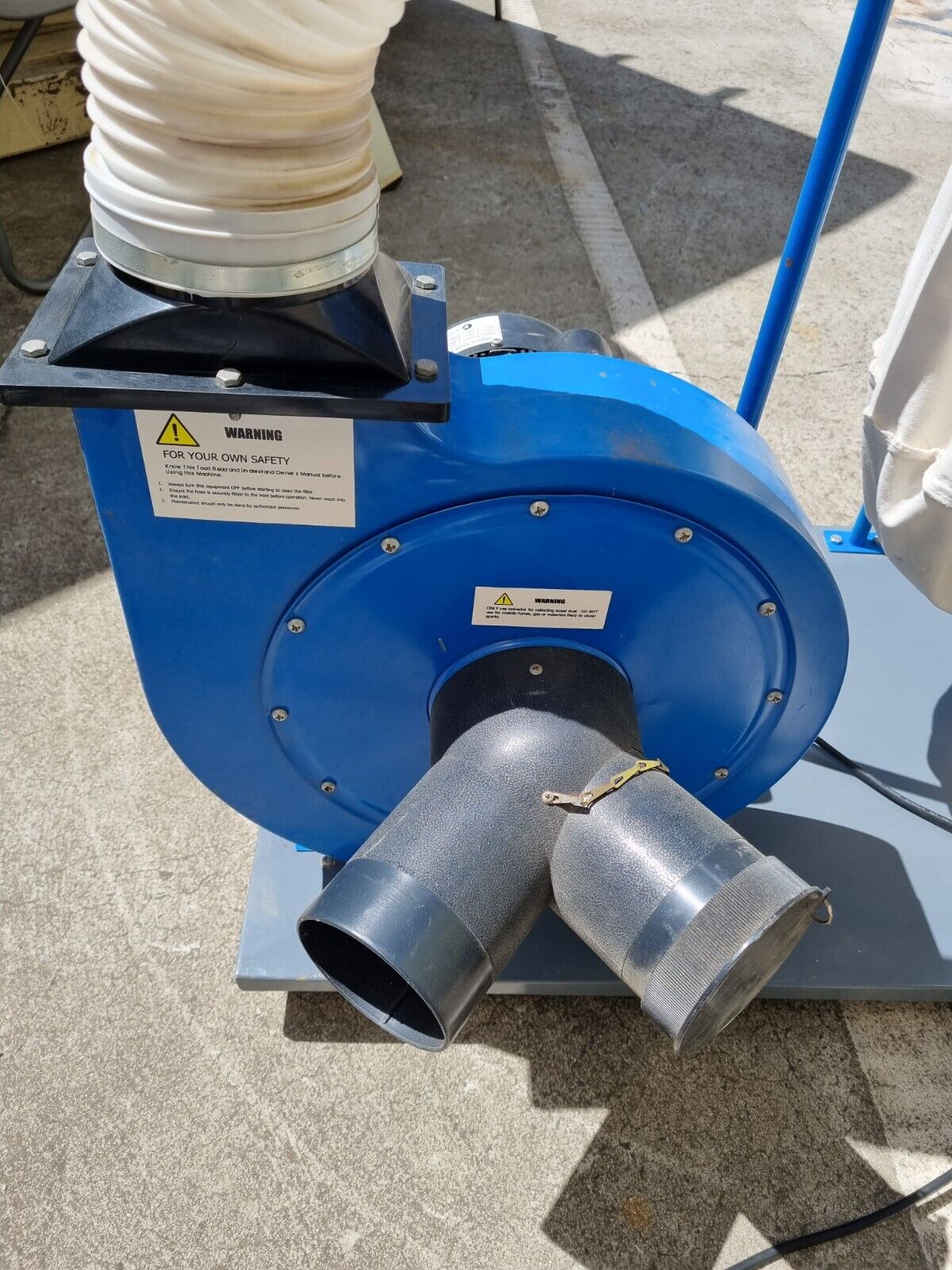 Dust Extractor RDC200, 1500w Induction Motor - Used