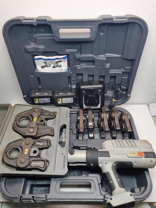Buy Viega Press Tool Kit Case Plumber Jaws Battery Charger 