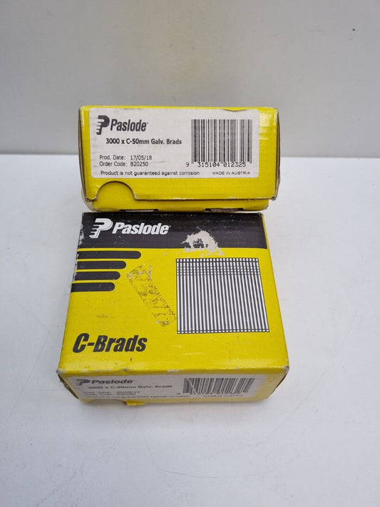 Paslode 50mm 16ga Straight Brads x6000 - New