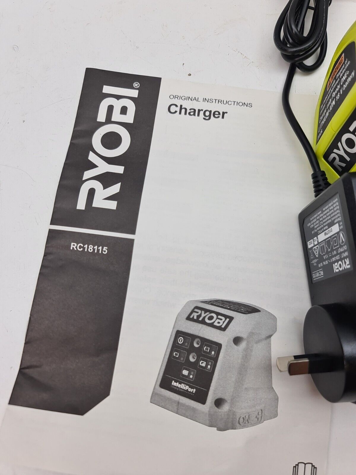 Ryobi 18v Battery Charger RC18115 - New + Genuine