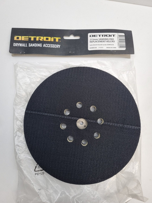 Detroit 215mm Sanding Pad - Replacement Pad - New