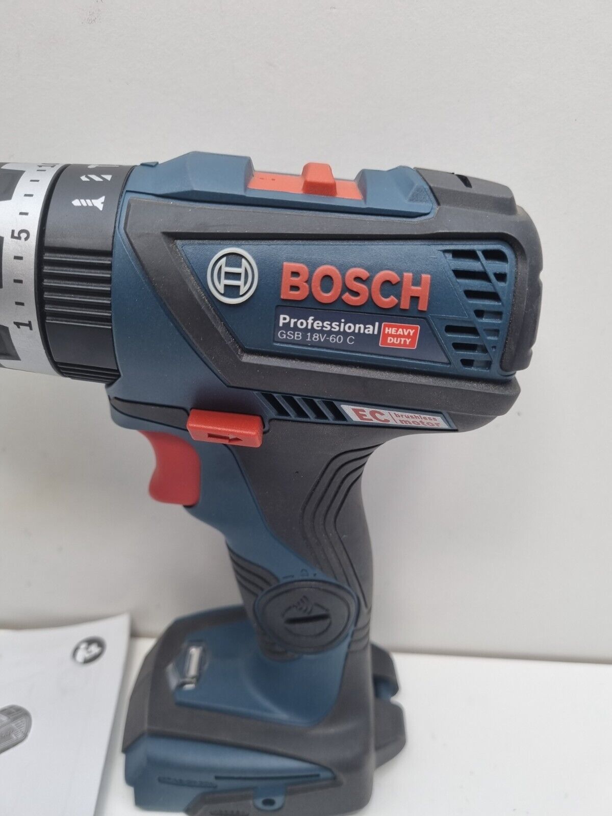 Bosch 18v Brushless Hammer Drill GSB18V-60C - New