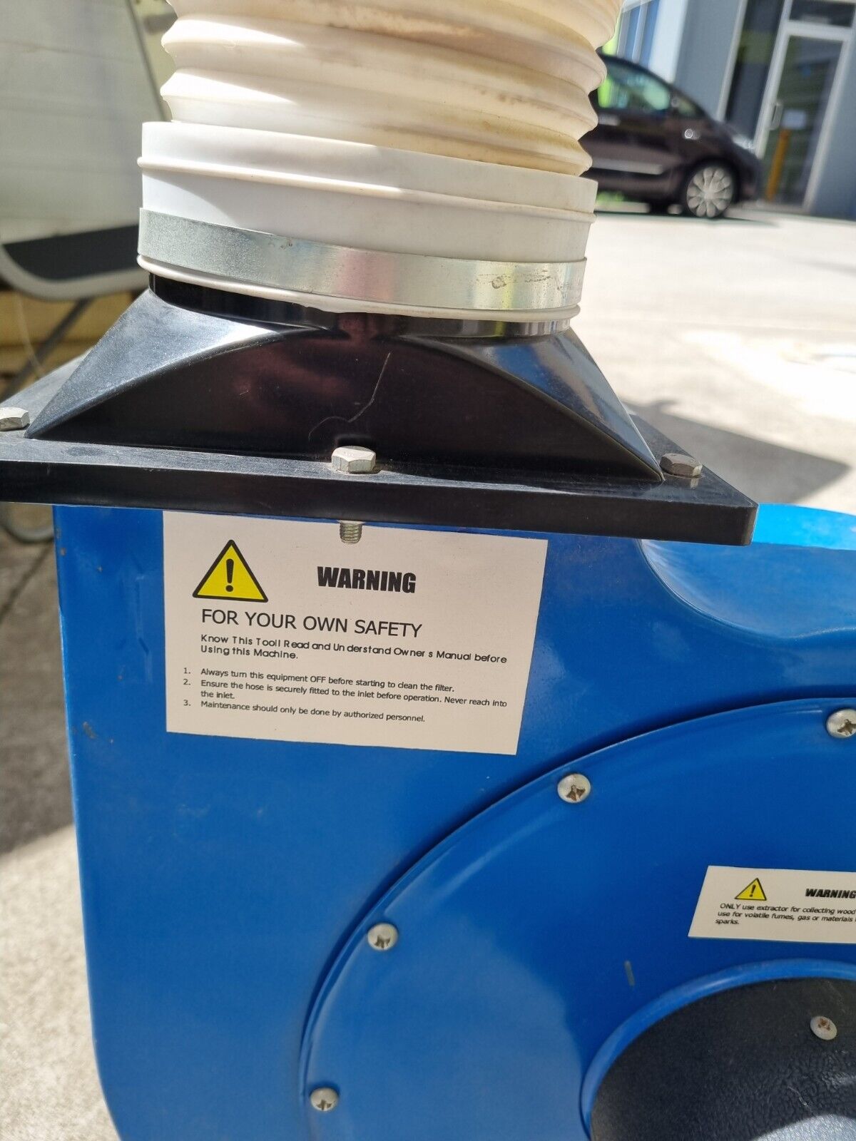 Dust Extractor RDC200, 1500w Induction Motor - Used