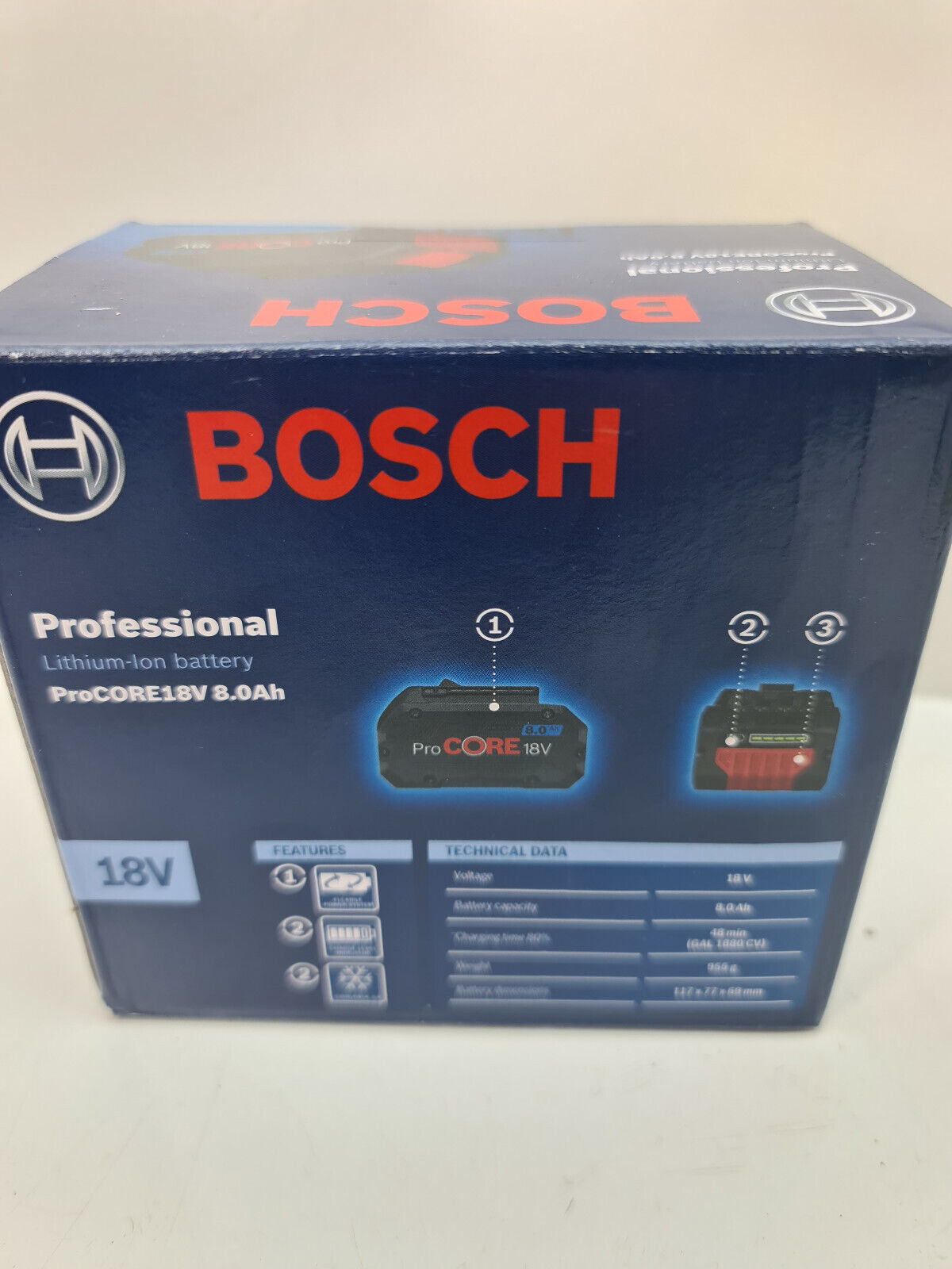 Bosch 18v Pro Core 8AH Battery - New in Box