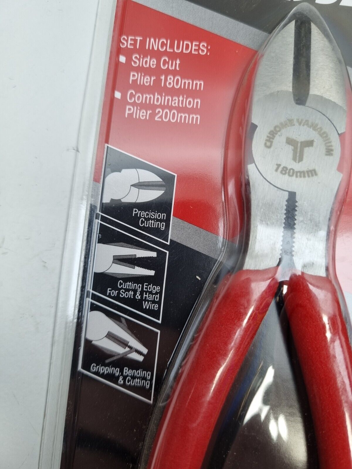 Trojan Plier Set - Side Cut Combination Plier - New + Genuine