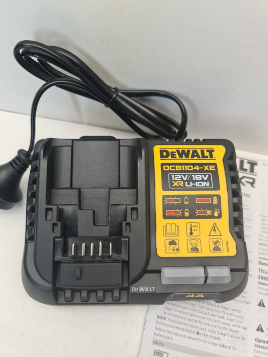 Dewalt 18v Charger 4A DCB1104 - New