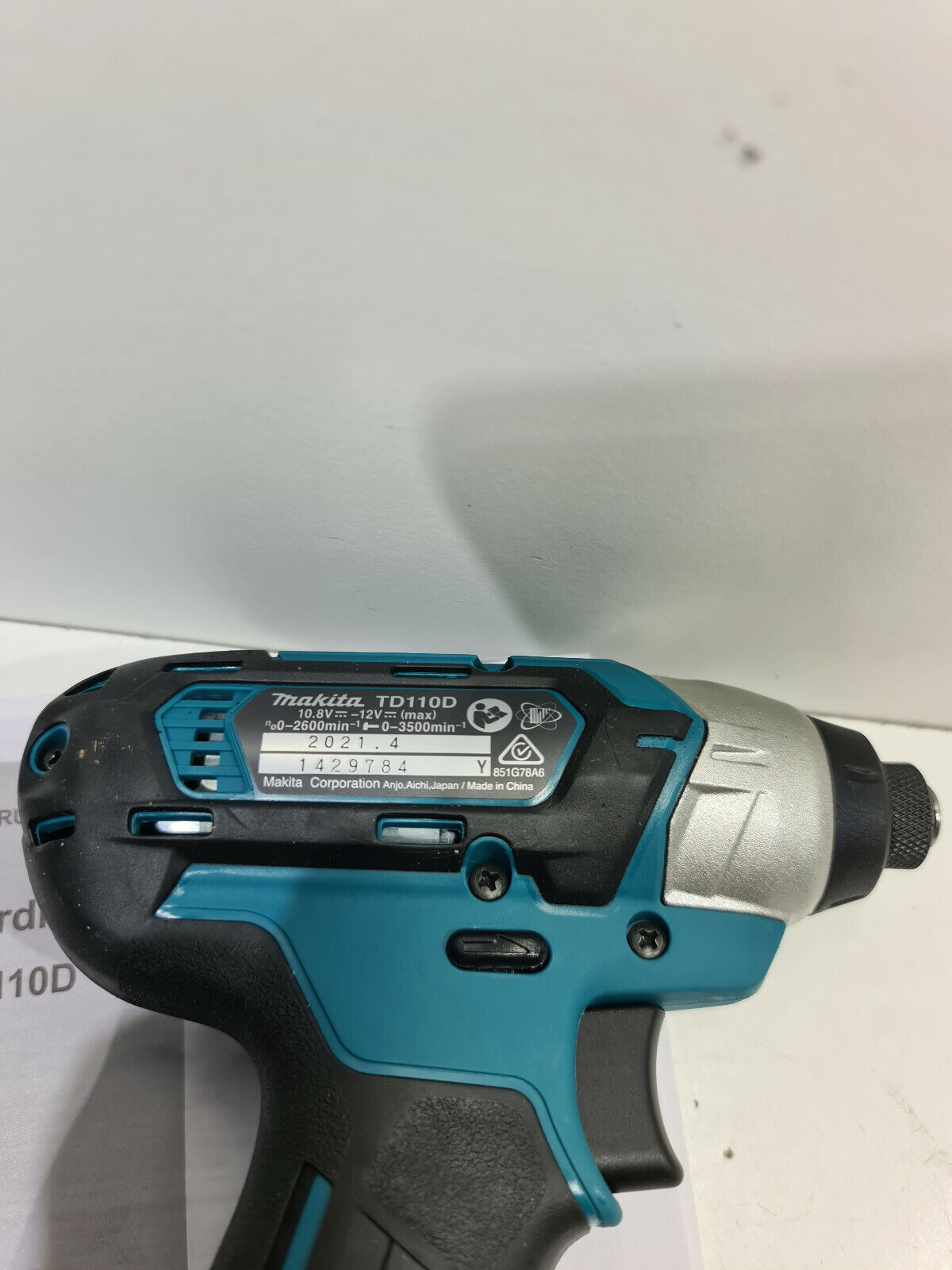Makita 12v Impact Driver - New + Genuine - Suits 12v Only