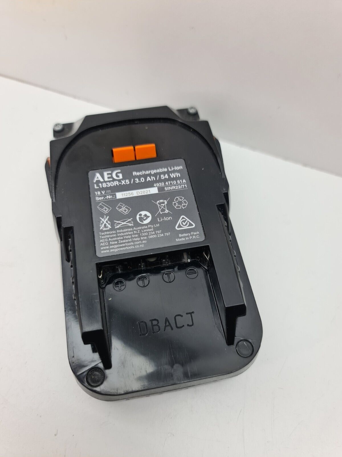 AEG 18v 3AH Compact Battery L1830R - Used + Genuine