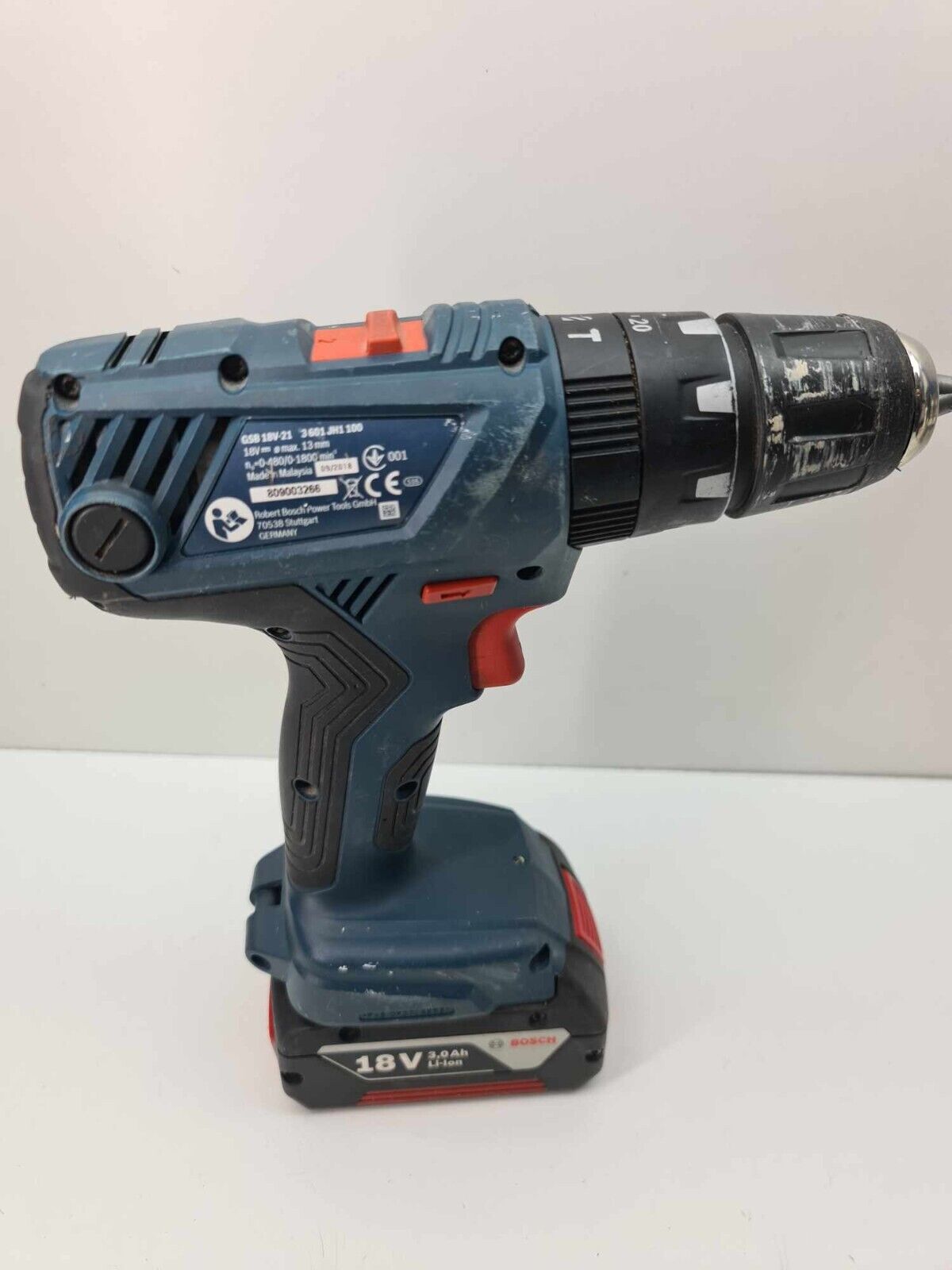 Bosch 18v Hammer Drill GSB18V-2 + 3Ah Battery - Used