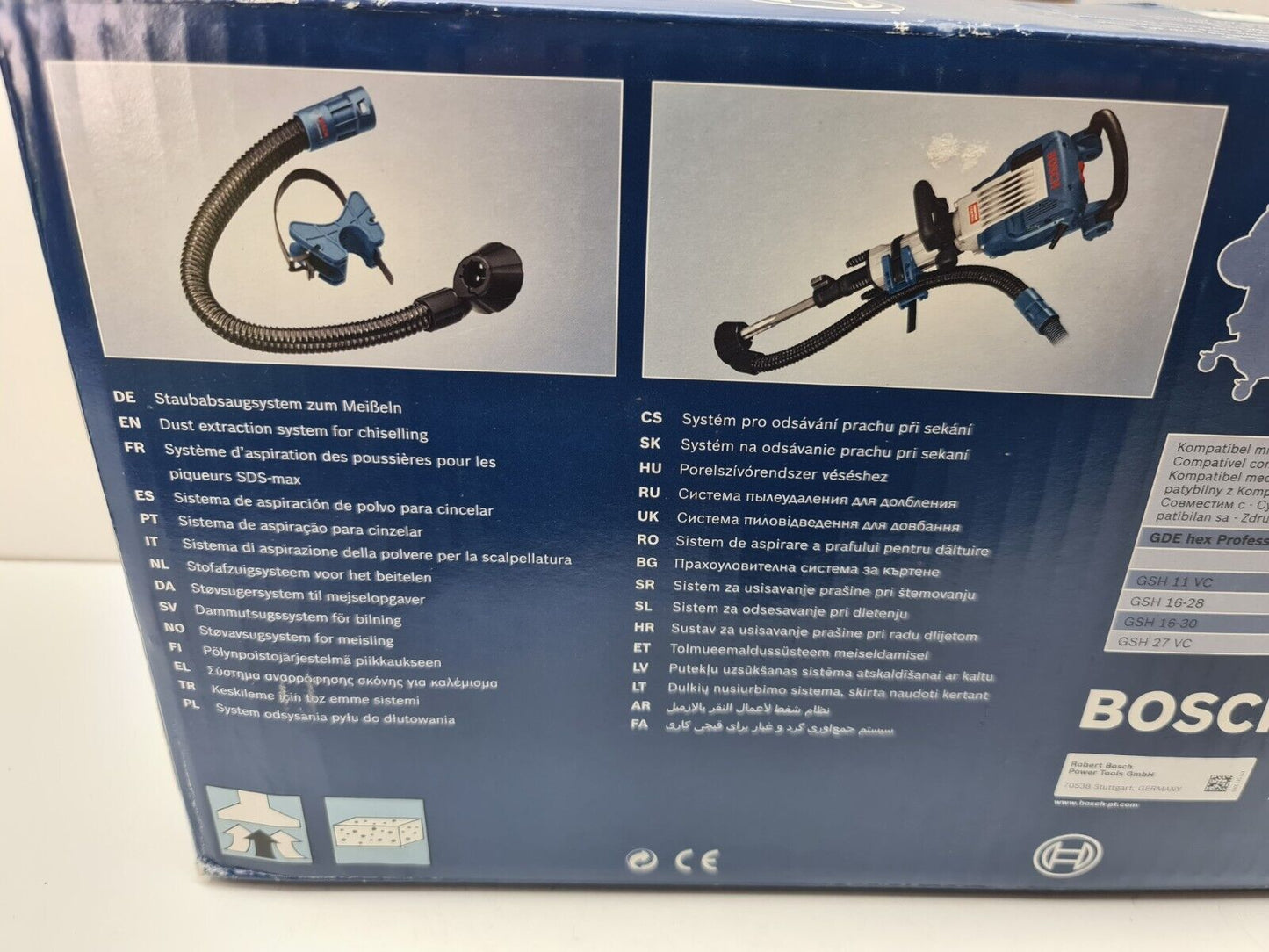 Bosch GDE HEX Dust Extraction Connection for Jack Hammer - New in Box