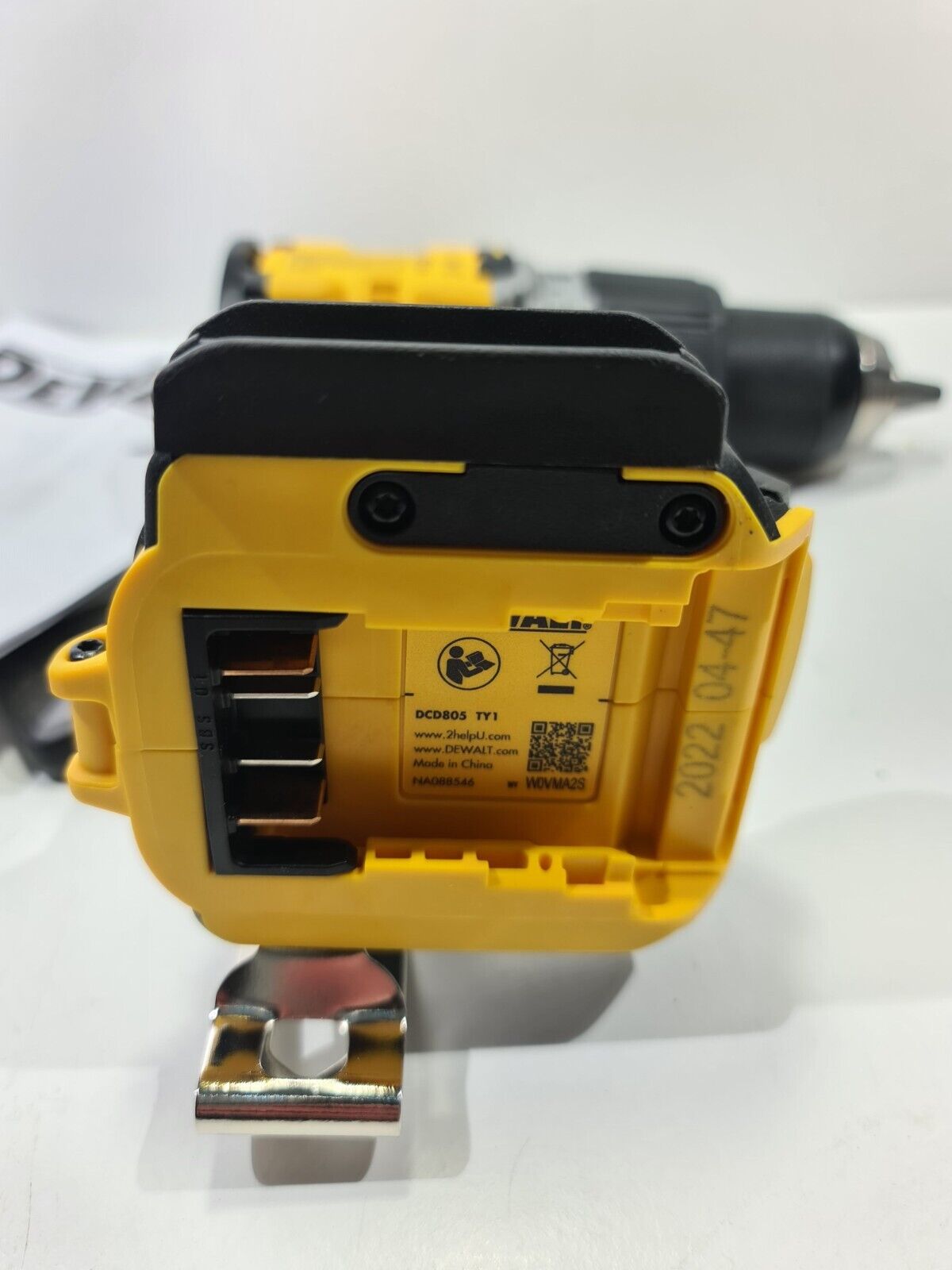 Dewalt 18v Brushless Drill DCD805 - New Premium Compact Model