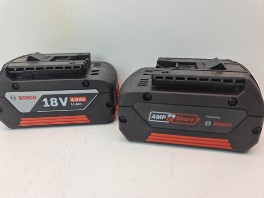 Bosch 18v Amp Share 4AH Battery x2 - New