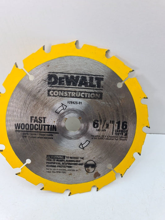 Dewalt 165mm 16 Tooth Saw Blade -15mm Arbour