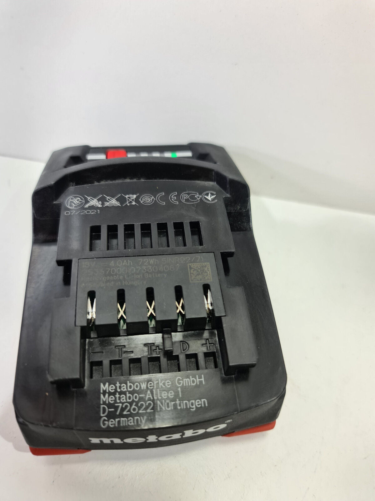 Metabo 18v 4Ah Battery - New Compact Style