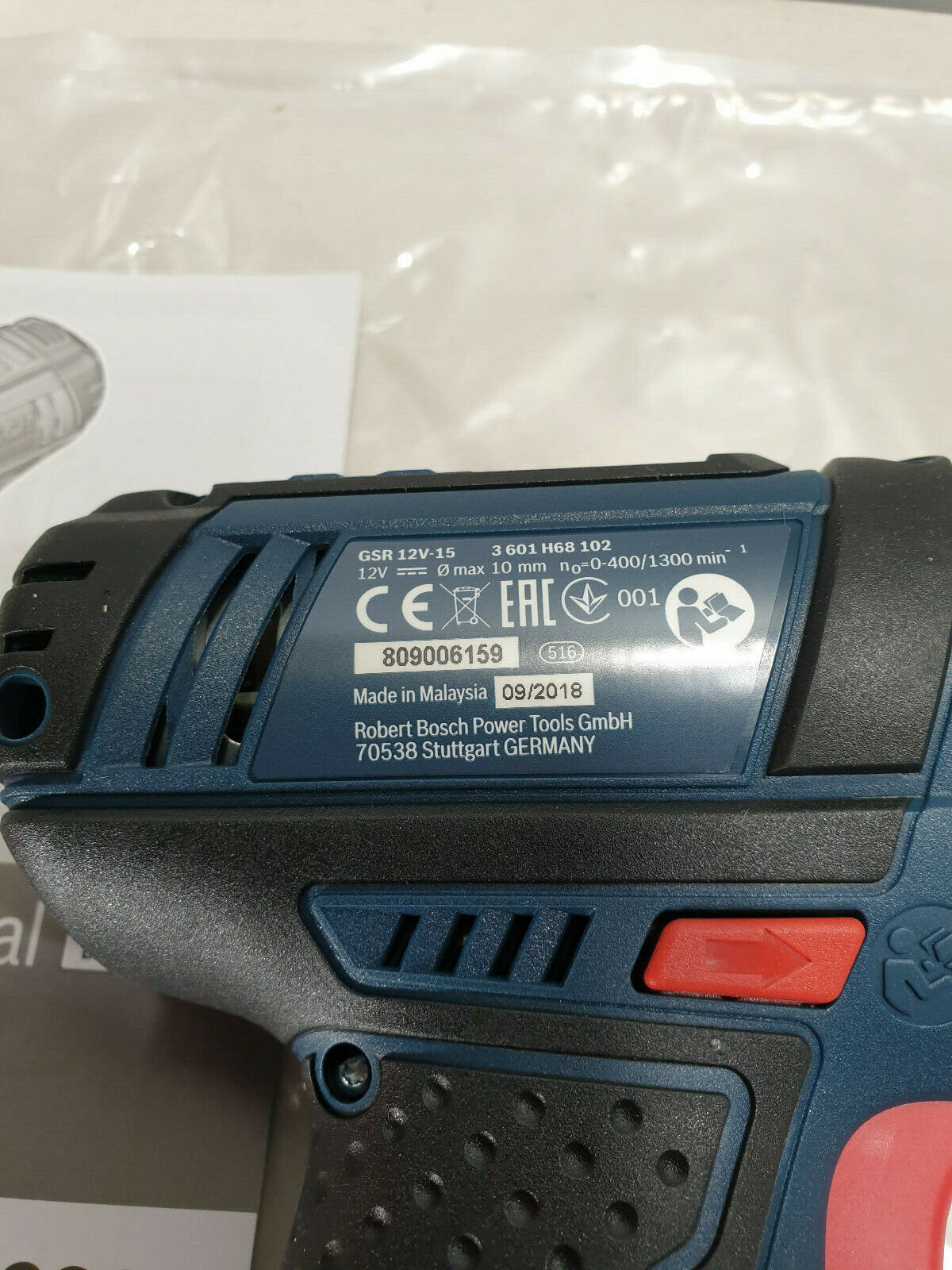 Bosch 12v Drill GSR-12v-15 Drill only New