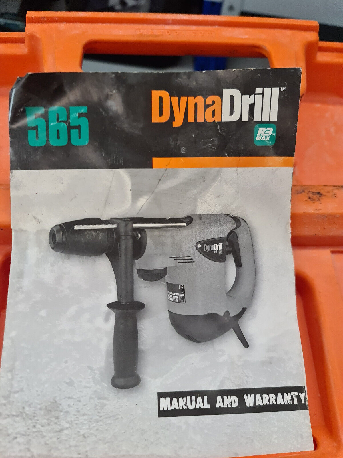 Ramset Dynadrill 565R3 SDS Max Rotary Hammer Drill in Case - Used