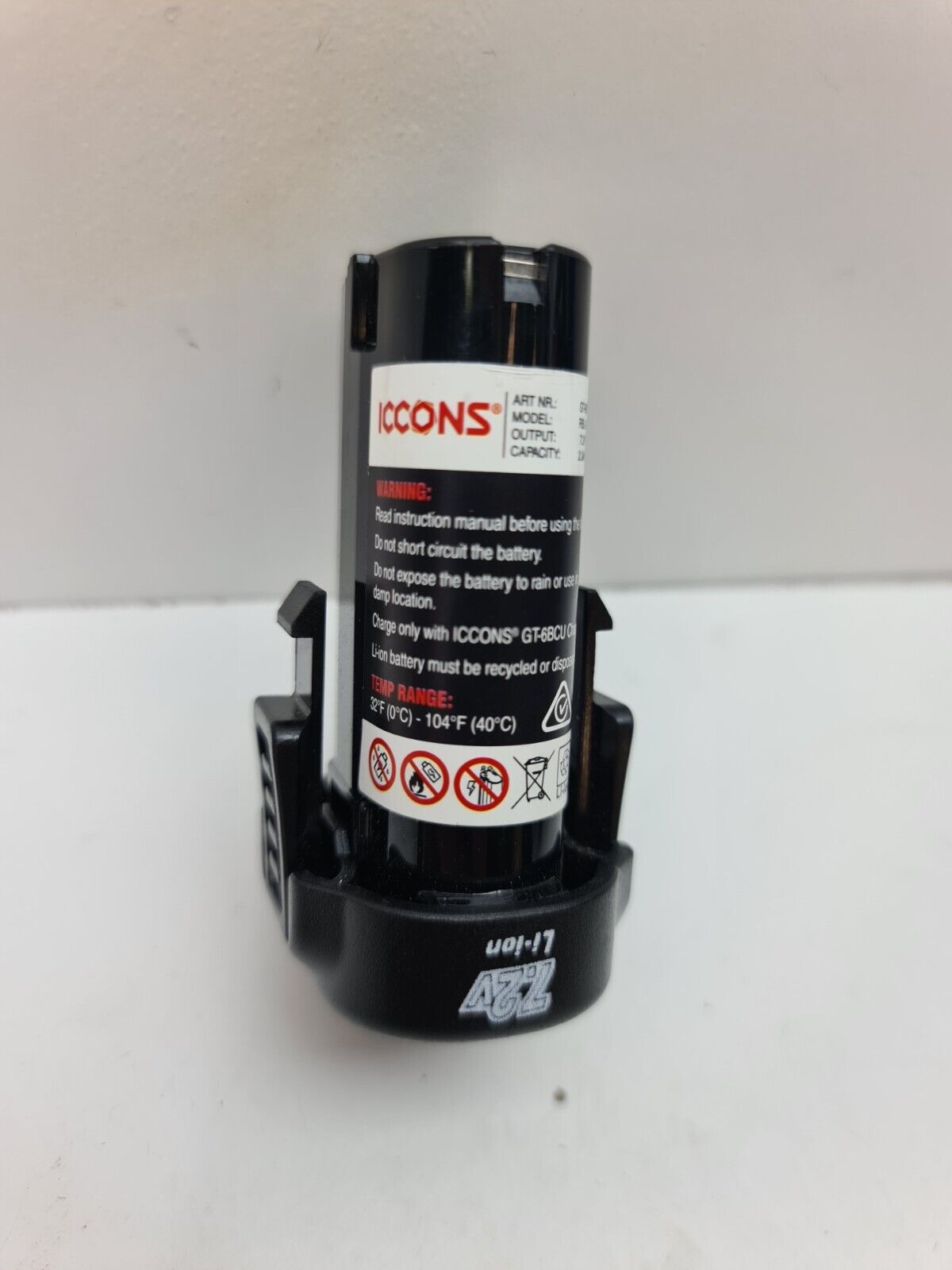 Iccons 7.2v Li-ion Battery - Good Condition